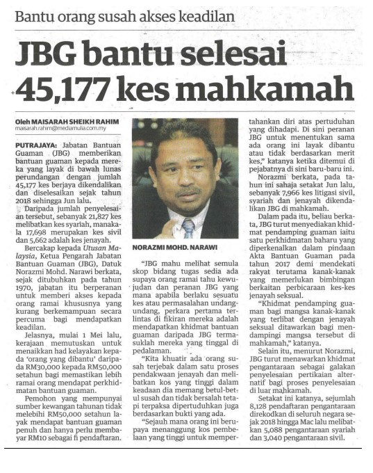 Keratan Akhbar 14 Sept 2023